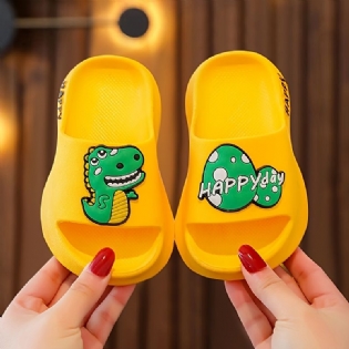 Drenge Piger Soft-soled Hjemmesko Anti-slip Dinosaur Mønster Slides