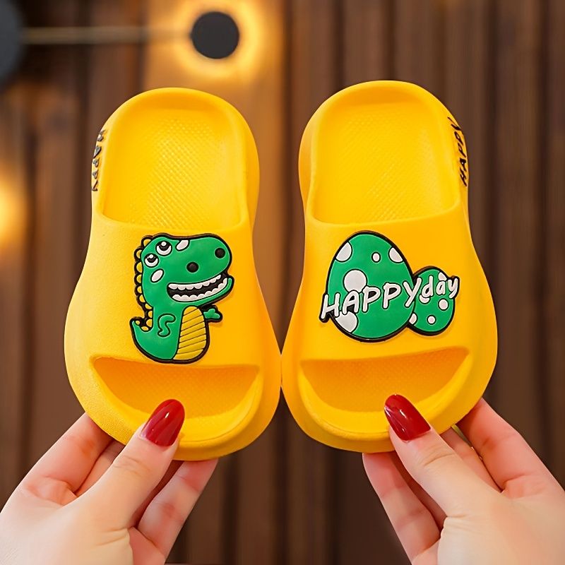 Drenge Piger Soft-soled Hjemmesko Anti-slip Dinosaur Mønster Slides