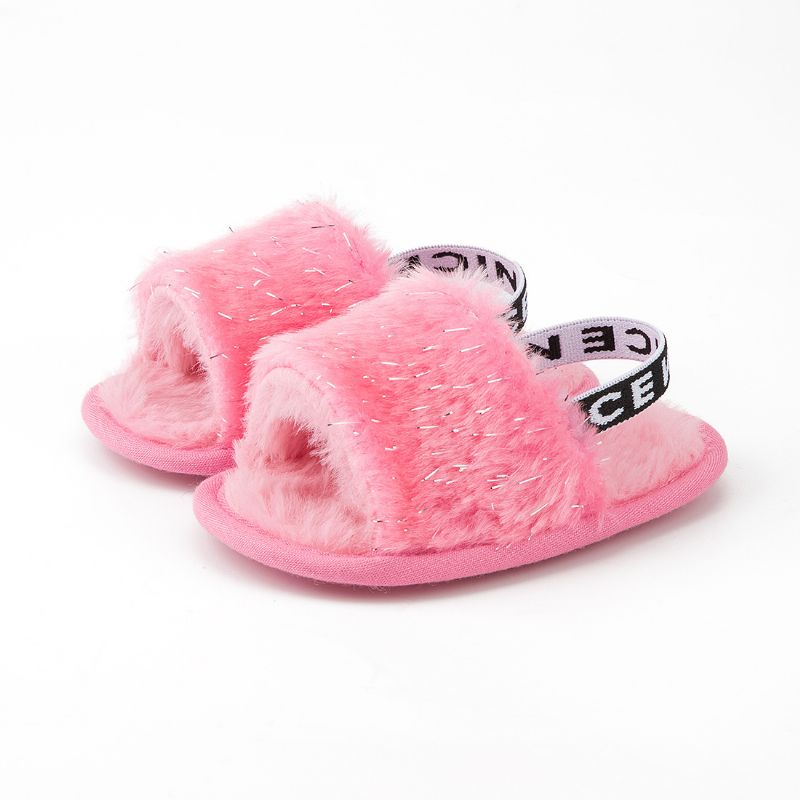 Baby Pige Hjemmesko Blødsålede Anti-slip High Top Prewalker Sko