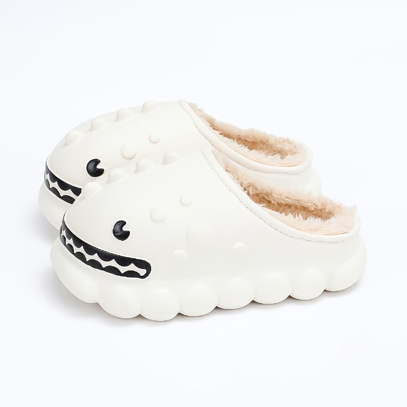 Drenge Velvet Anti-slip Hjemmesko Med Tegneseriedesign Til Vinter