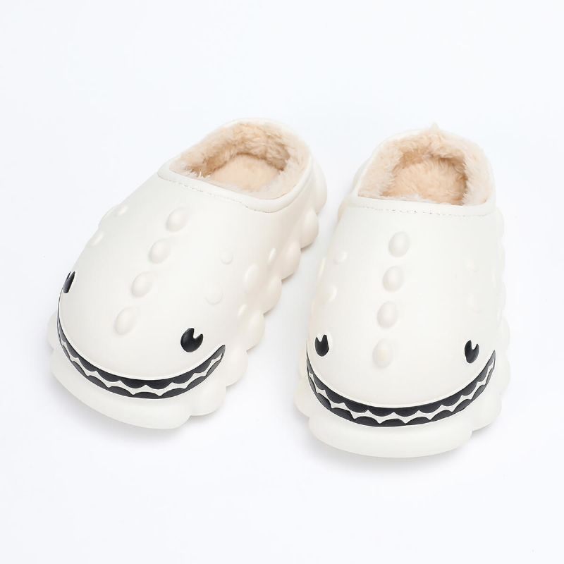 Drenge Velvet Anti-slip Hjemmesko Med Tegneseriedesign Til Vinter