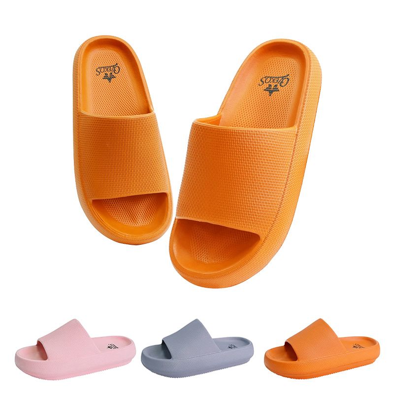 Piger Casual Simple Slip-on Tøfler Skridsikker Letvægts Platform Brusesandaler Slides Til Hjemmet