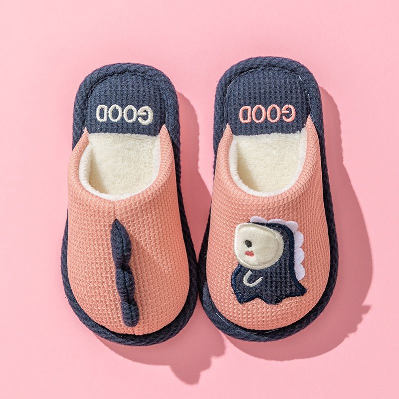 Piger Tegneserie Dinosaur Slip On Home Hjemmesko