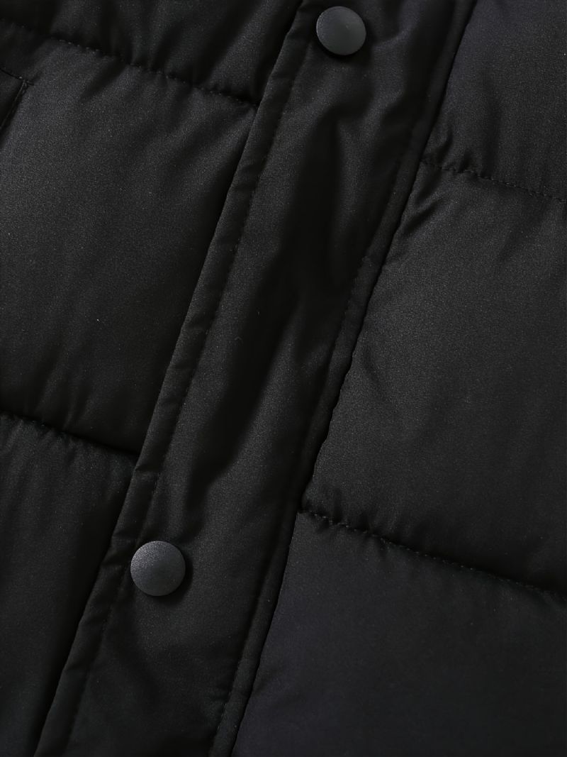 Børn Drenge Hooded Thermal Pufferfrakke Polstret Outwear Vinter Nyt Børnetøj