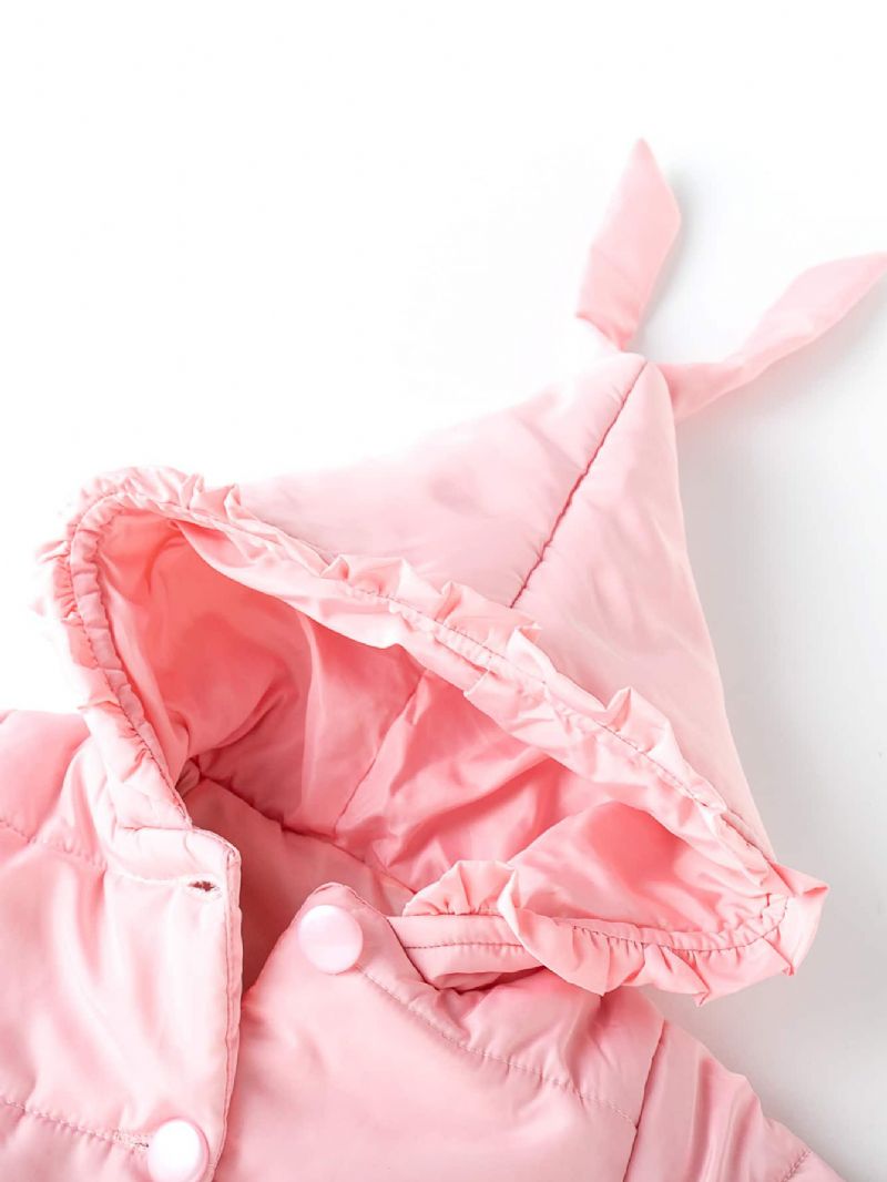 Christmas Price Cuts Piger Heart Pocket Hatte Thickened Frakke