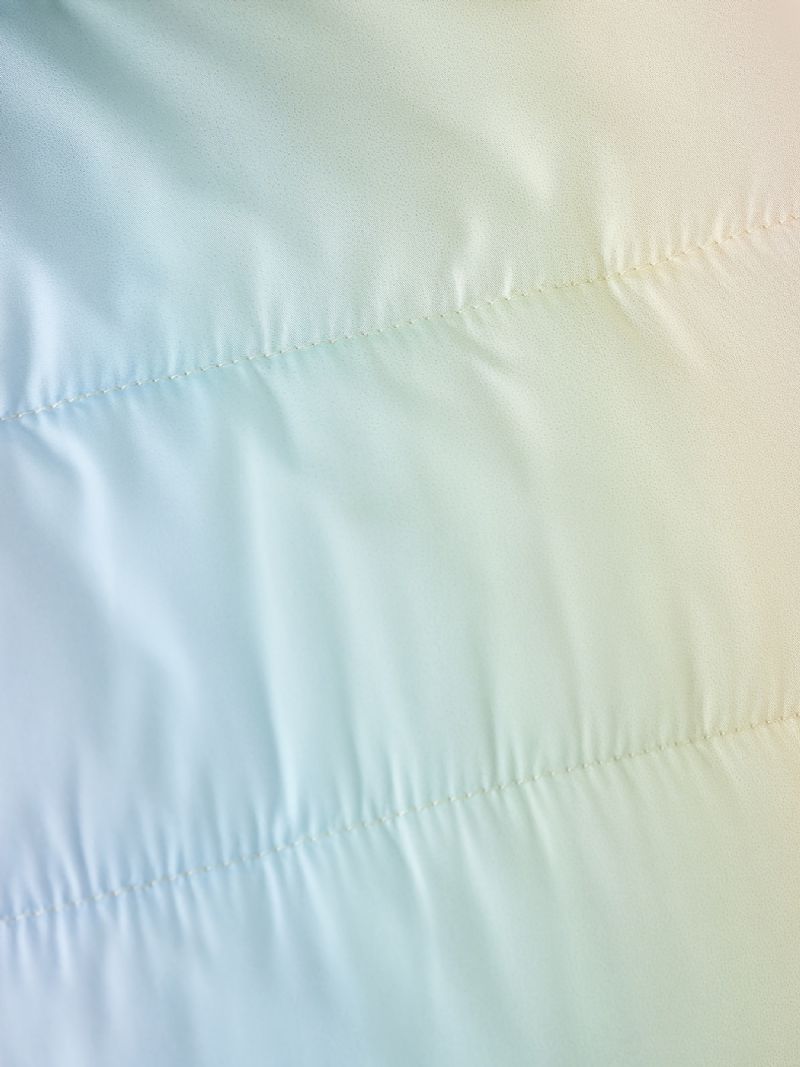 Drenge Rainbow Gradient Zip Up Hættefrakke Varmt Børnetøj Til Vinter
