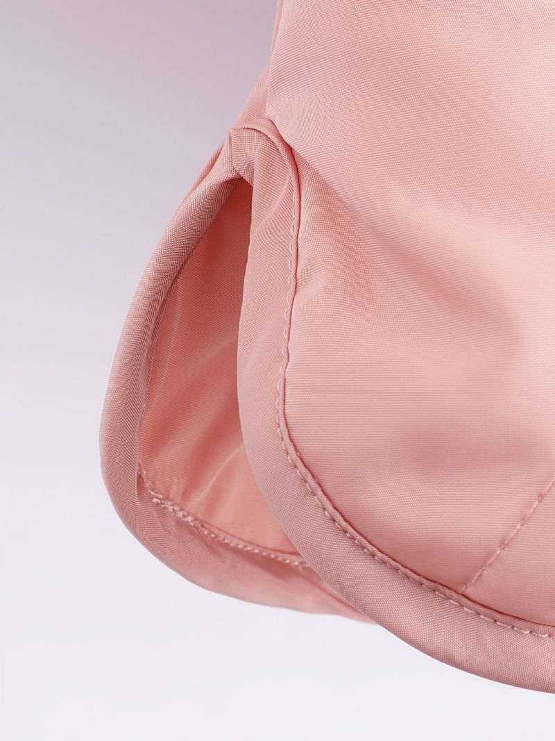 Piger Casual Pink Langærmet Button Down Varm Frakke Jakke Tøj