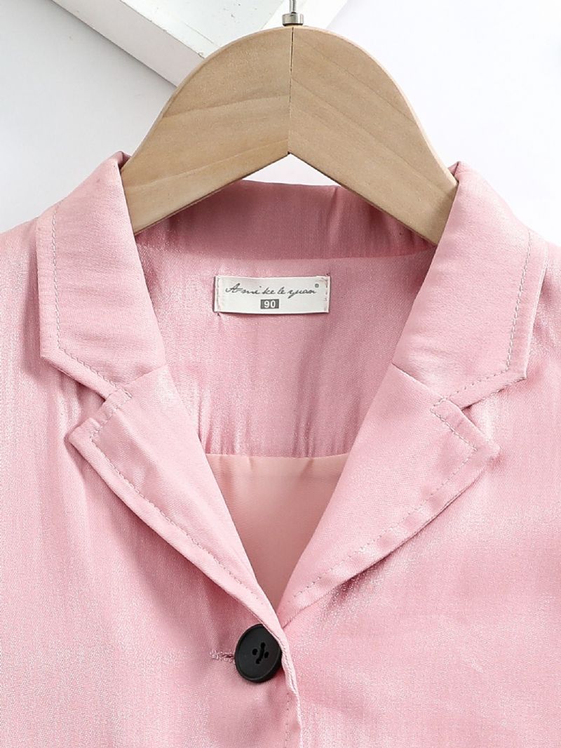 Piger Solid Casual Frakker