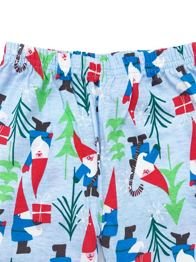Piger Juleprint Langærmet Pyjamassæt Til Vinter