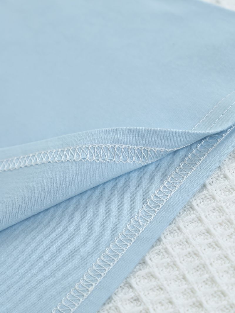 Piger Lounge Wear Hjemmetøj Langærmet Top Og Matchende Bukser Pyjamassæt Med Tegneserietryk Baby Børnetøj