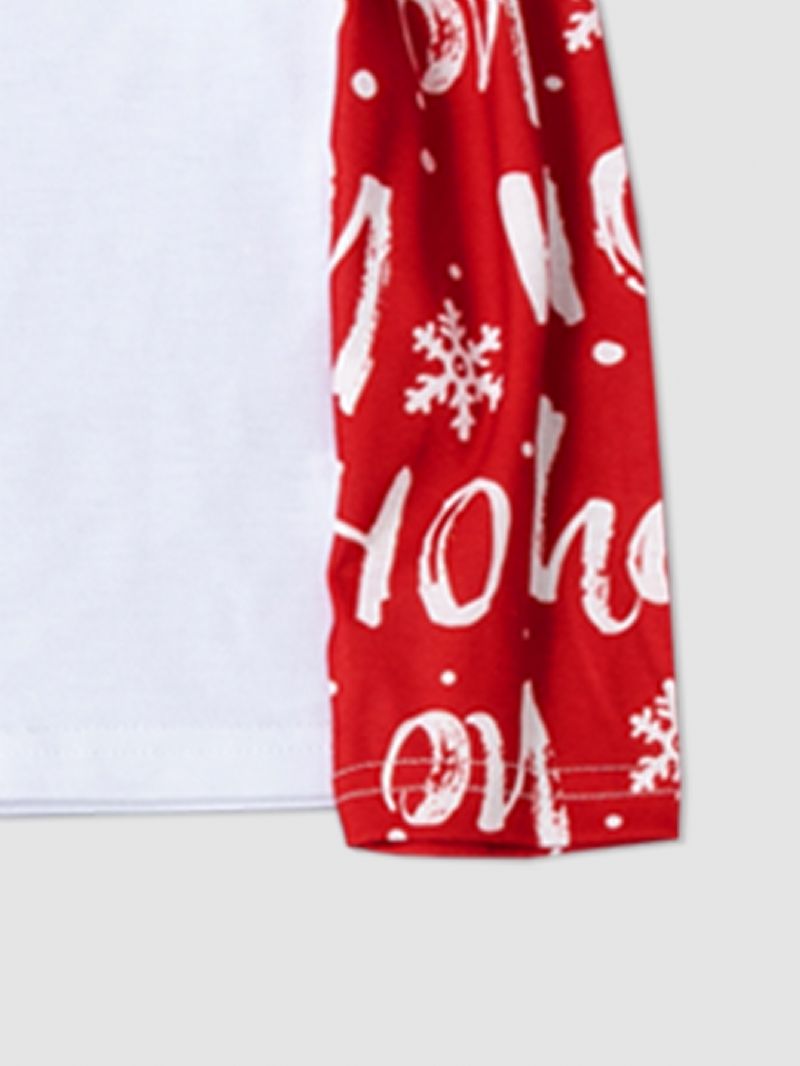 Småbørn Børn Langærmet Kostume Julehjort Print Pyjamas