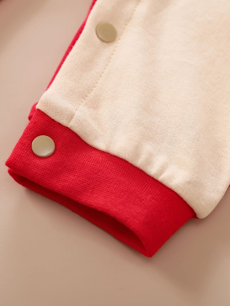 Baby Drenge Piger Jumpsuits Med Elg Design Til Jul