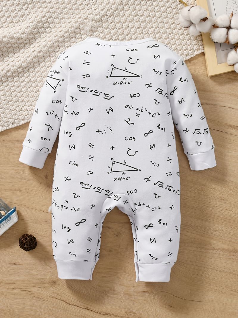 Baby Drenge Piger Langærmet Romper Jumpsuit Onesie Newborn Infant Tøj