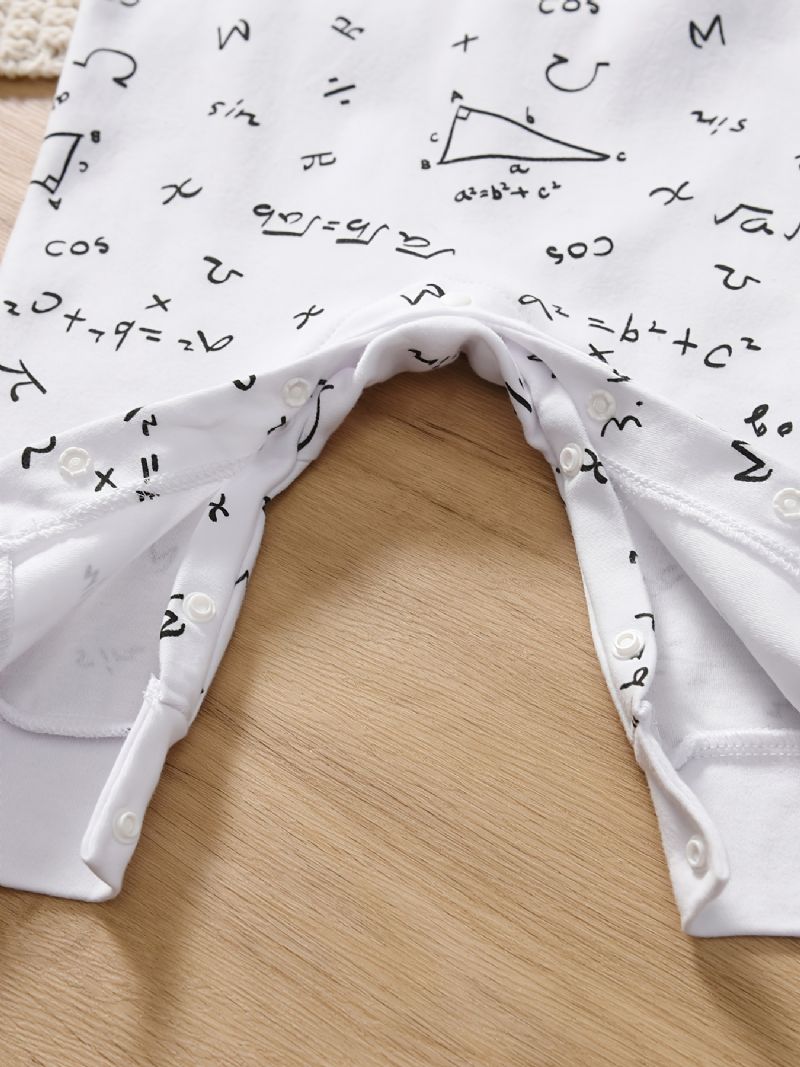 Baby Drenge Piger Langærmet Romper Jumpsuit Onesie Newborn Infant Tøj