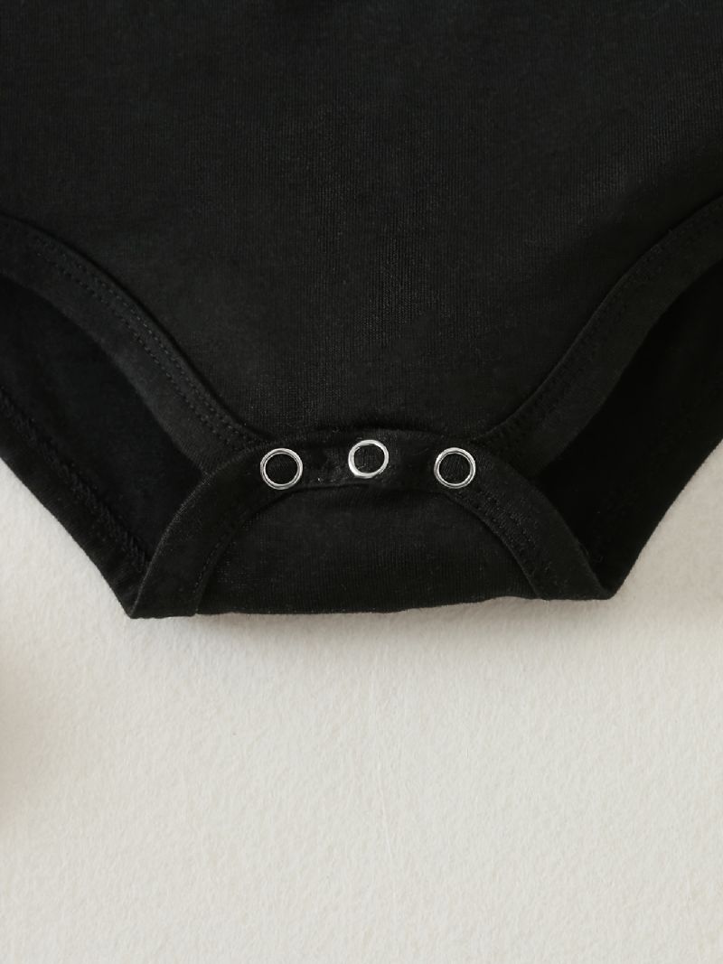 Baby Drenge Piger Rundhalset Langærmet Romper Bodysuit Onesie Jumpsuit Babytøj