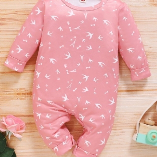 Baby Piger Tegneserie Grafiske Jumpsuits