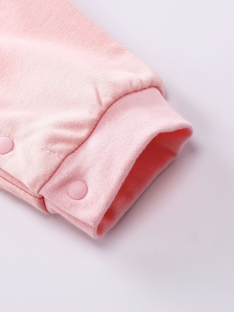 Babypiger Jumpsuits Langærmede Trøjer Med Ko Print