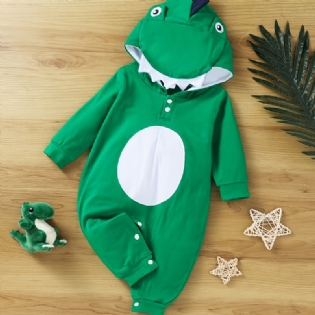 Drenge Langærmet Dinosaur Cosplay Jumpsuit Børnefest Iført Baby Dreng Piger Fødselsdagsgave