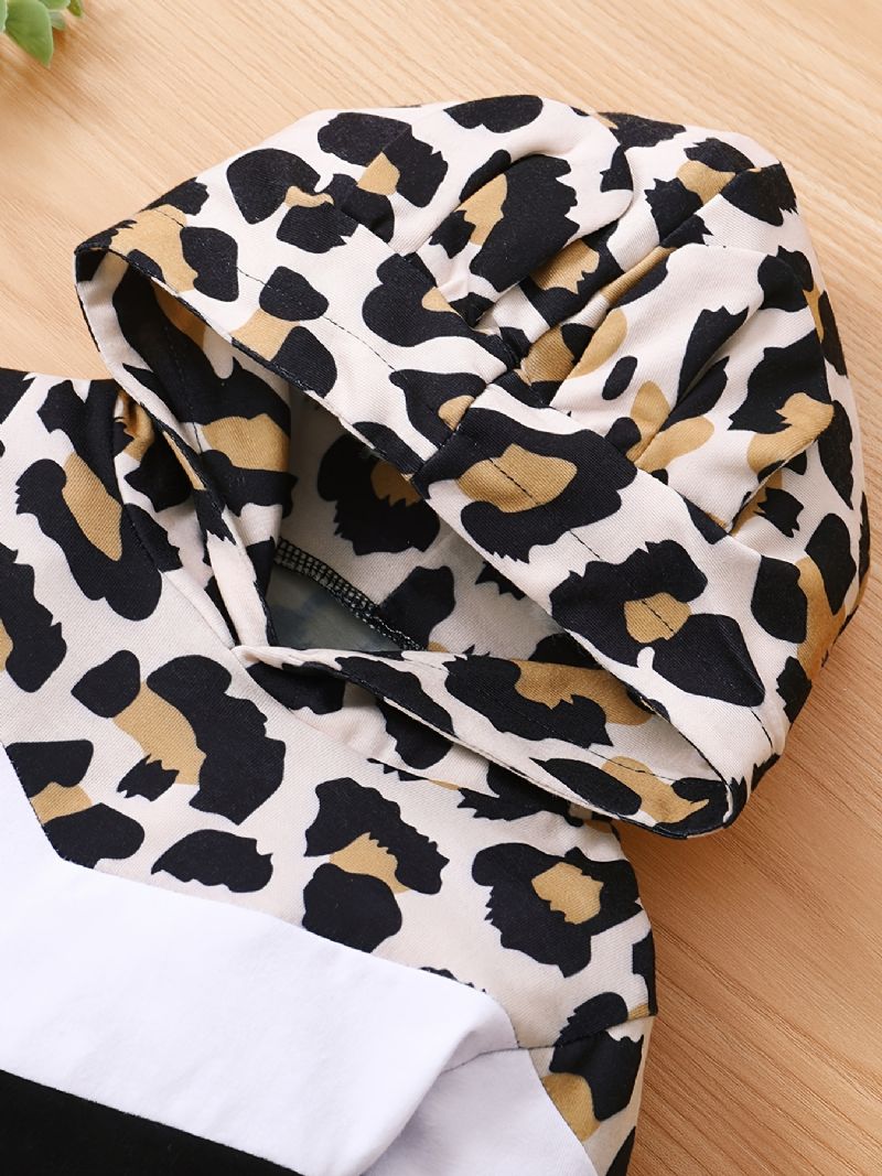 Jul Prisnedskæringer Baby Piger Leopard Hætte Jumpsuit Romper