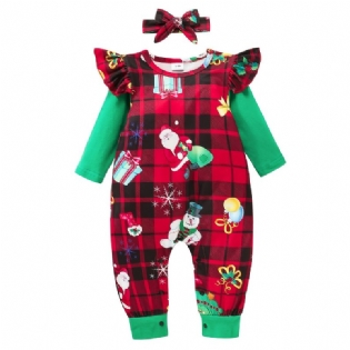 Jule Jumpsuit Romper For 0-24 Måneder Baby Piger