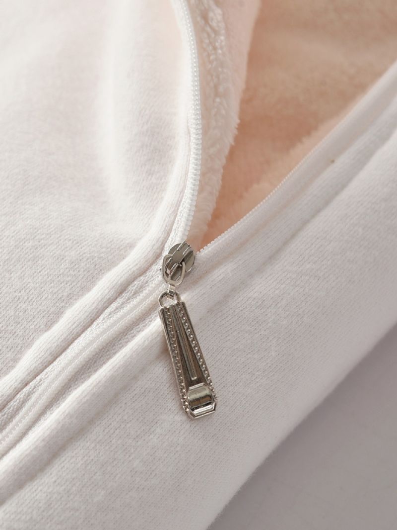 Ny Efterår Vinter Drenge Og Piger Baby Alfabet Print Langærmet Fleece Tyk Jumpsuit