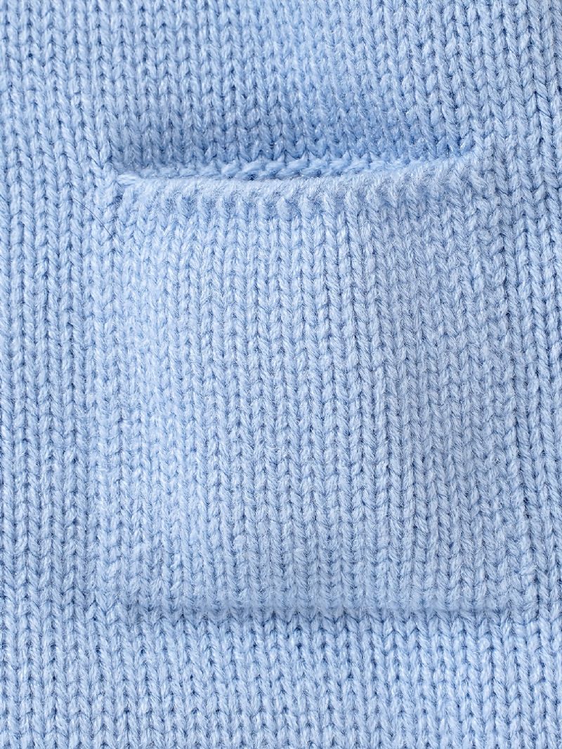 Nyfødt Spædbarn Hættetrøje Langærmet Knap Plys Varm Jumpsuit Til Baby Drenge Piger Småbørn Tøj
