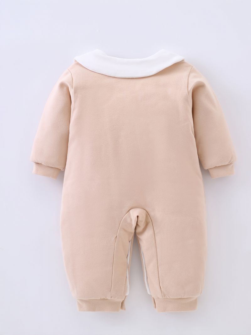 Toddler Baby Varm Jumpsuit Unicorn Print Rund Hals Langærmet Rullebukser Til Drenge Piger