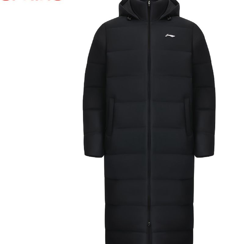 Li-ning Varm Vinterdunjakke Lang Skifrakke
