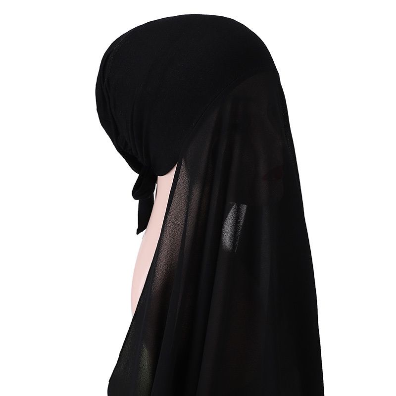 Chiffon Hijab Hovedtørklæde Komfortabel Bandana Tørklæde Hovedindpakning Til Kvinder Piger Her
