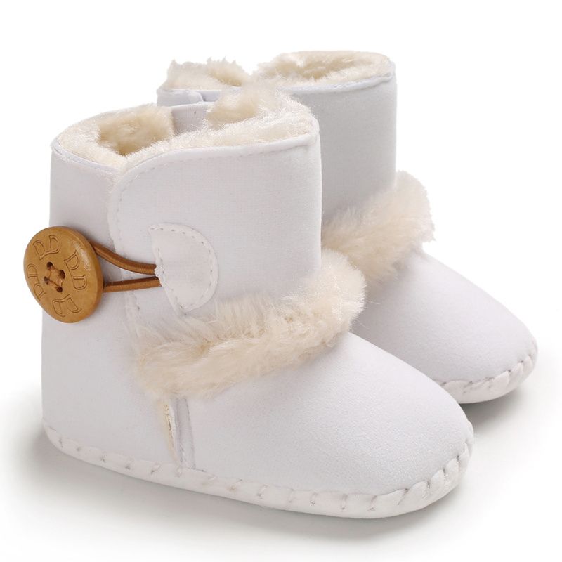 Baby Piger Drenge Støvler Soft Sole Snestøvler Prewalker Shoes First Walker