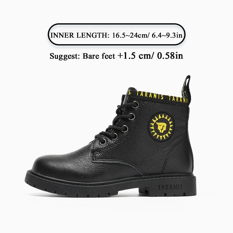Børn Vandtætte Blødsålede Anti-slip Lynlåsstøvler (små / Store / Børn) Drengesko