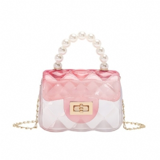 Baby Piger Pearl Håndtaske Crossbody Bag Skuldertaske Chain Bag