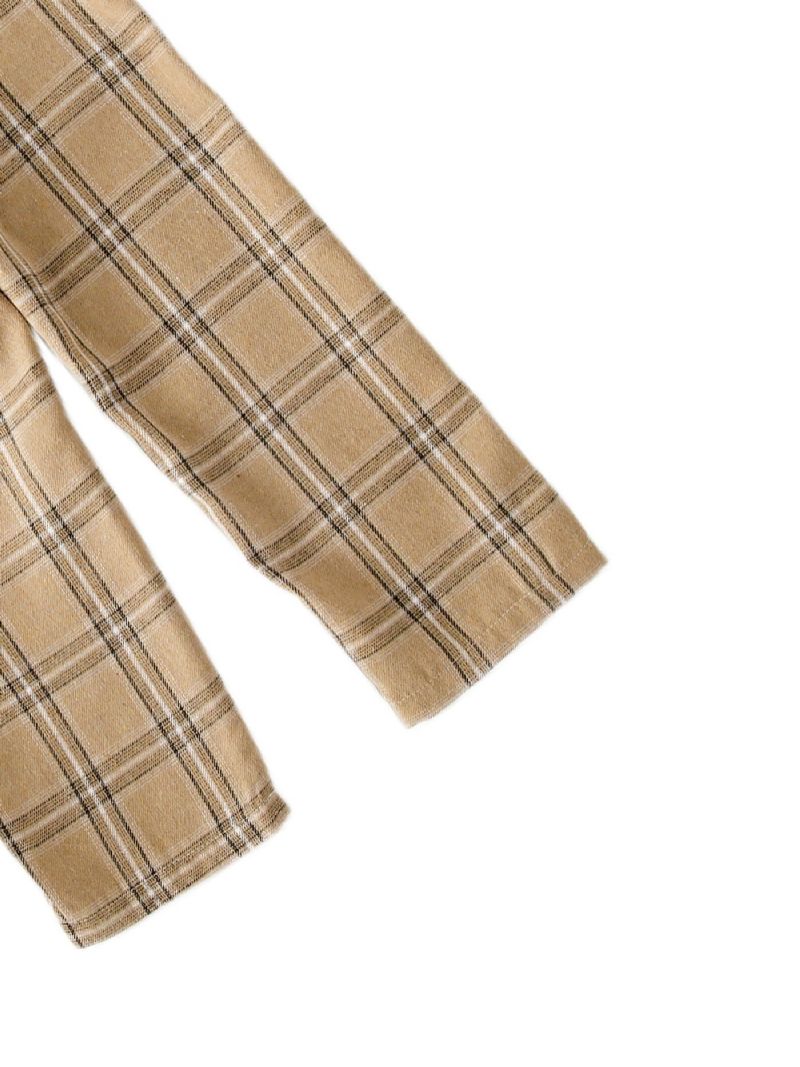 Casual Plaid Bukser Til Piger