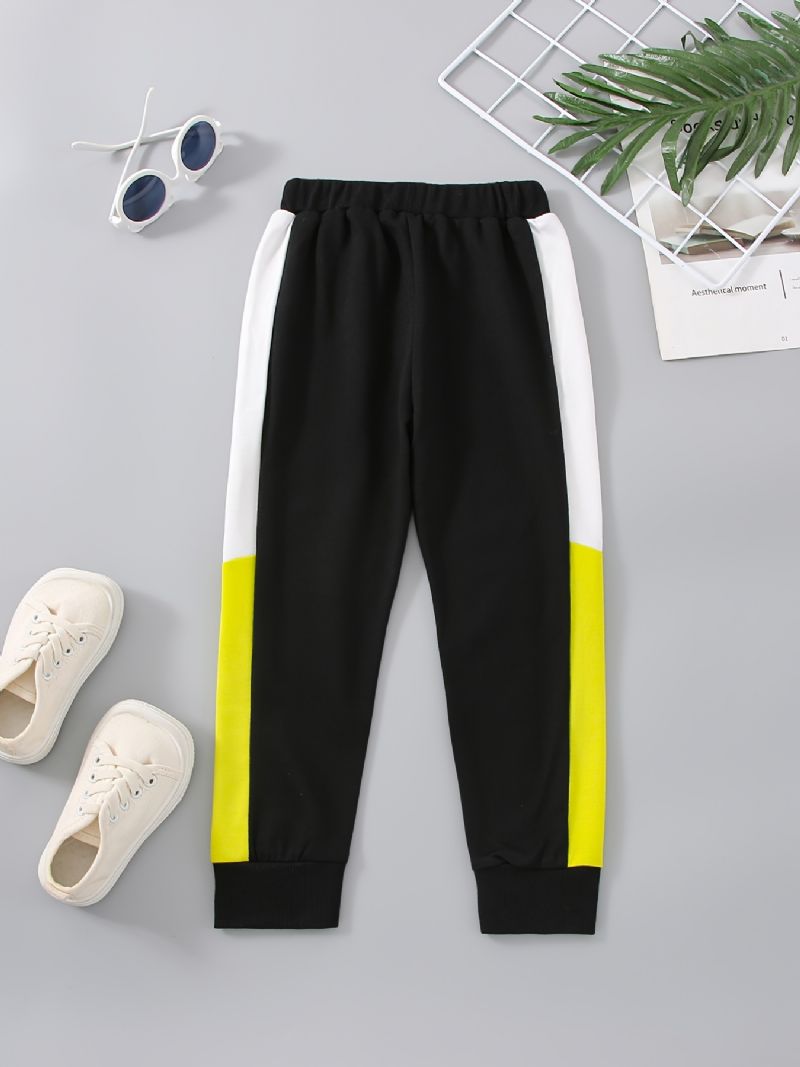 Drenge Casual Color Block Bukser