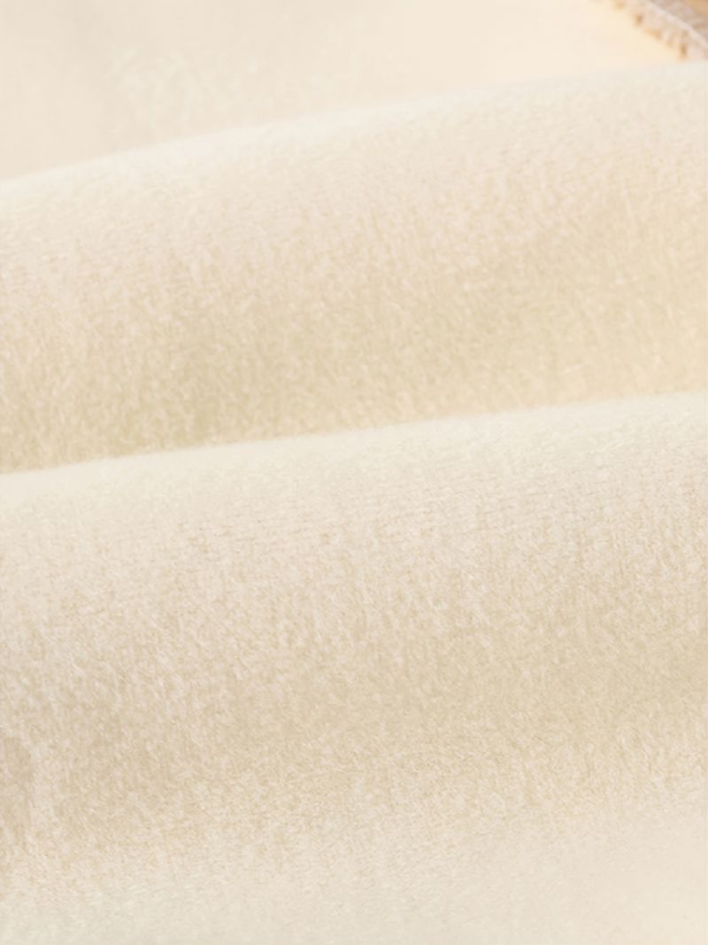 Drenge Casual Solid Fleece Termobukser Med Lomme Til Vinter