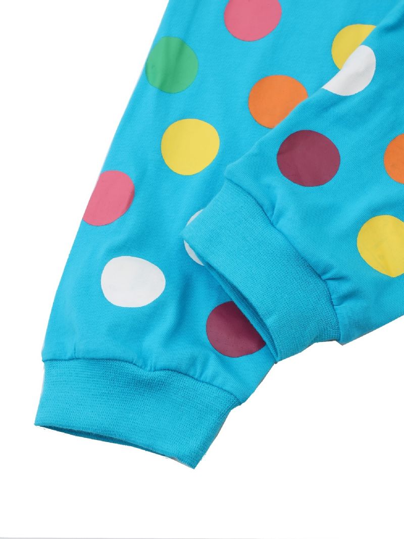 Drenge Cotton Lounge Wear Homewear Langærmet Top & Matchende Bukser Sæt Børnetøj