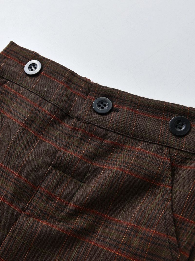 Efterår & Vinter Drenge Casual Gentlemen Gingham Bukser