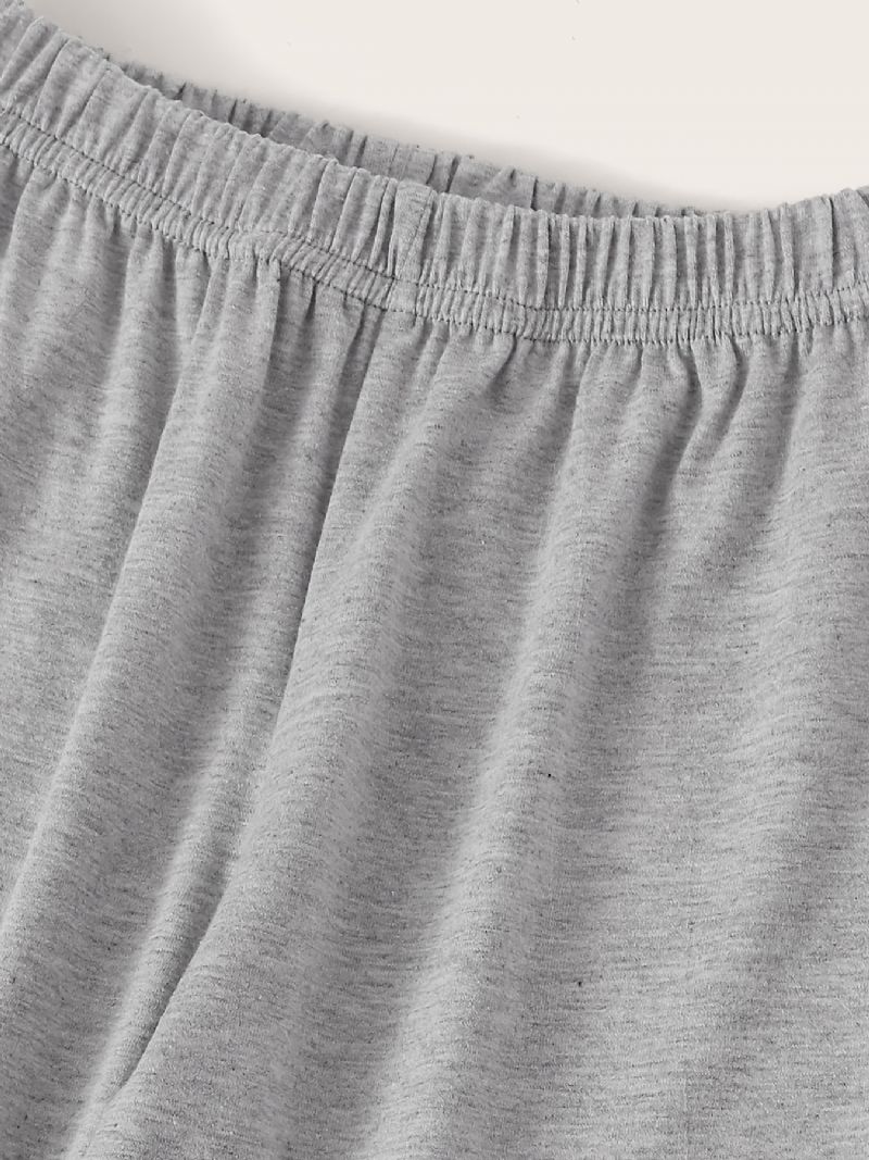 Pyjamassæt Til Drenge Langærmet Top Og Matchende Buksesæt