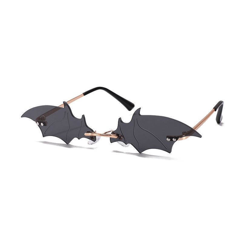 1 Stk Bat Shape Børnesolbriller Til Halloween Fest