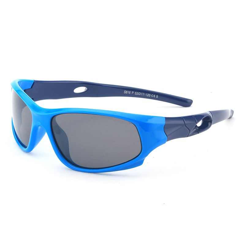 1 Stk Børn Silikone Polarized Cykling Outdoor Sports Solbriller