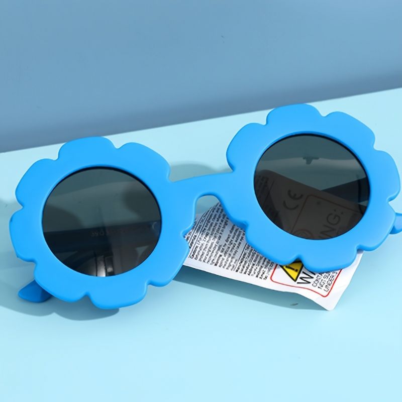 Børnepigers Solbriller Uv-beskyttelse Blomsterformede Solskærmsbriller