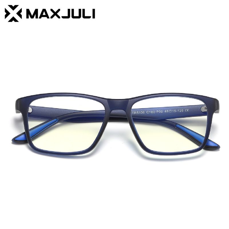 Maxjuli Børn Blue Light Blocking Glass - Anti Eyestrain - Computer Video Gaming Briller Fleksibel Stel 6606 Til Drenge Og Piger