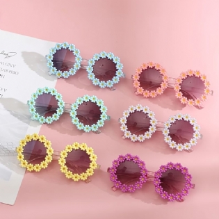 Modesolbriller Med Blomsterdekoration Til Børn