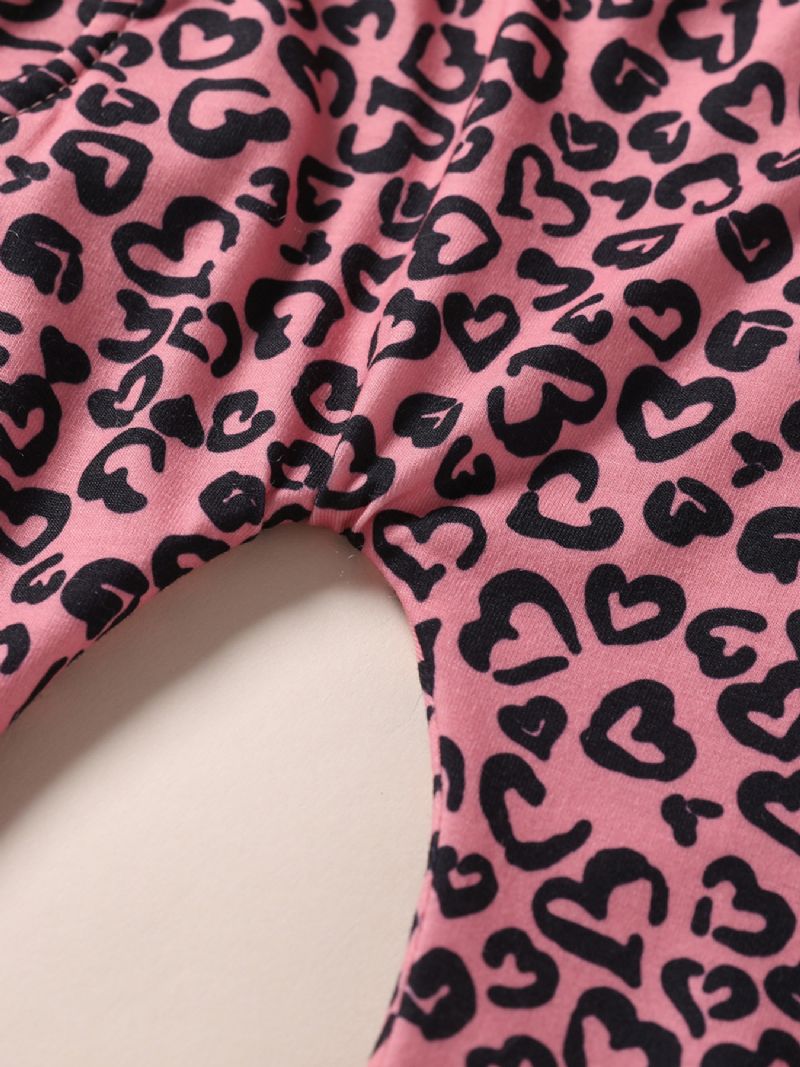 3 Stk Piger Love Print Pink Sæt