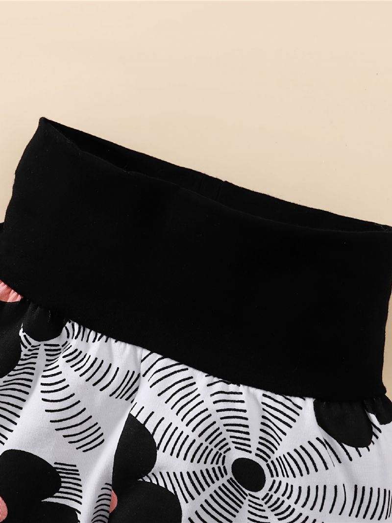 Babypiger Bodysuit & Matchende Bukser & Hatte Sæt