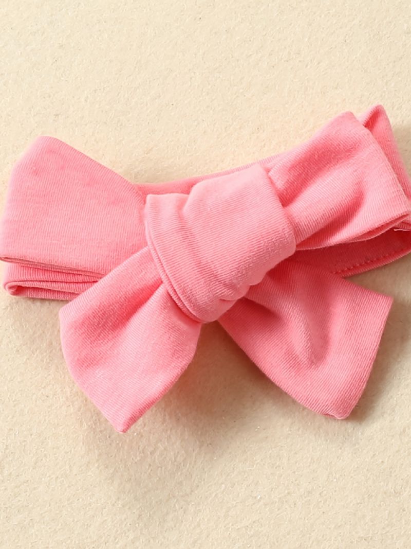 Babypiger Elegant Blomsterprint Sæt Med Prinsessekjole & Solide Bukser & Sløjfe Pandebånd Til Julefest