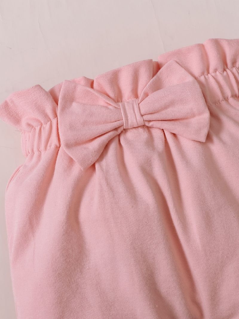 Newborn Baby Piger Tøj Langærmede Rullebukser Sæt Outfit