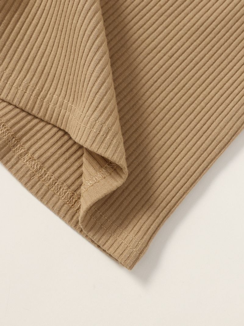 Pige Strip Langærmet Cardigan & Camisole Sæt
