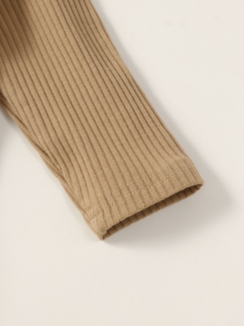 Pige Strip Langærmet Cardigan & Camisole Sæt