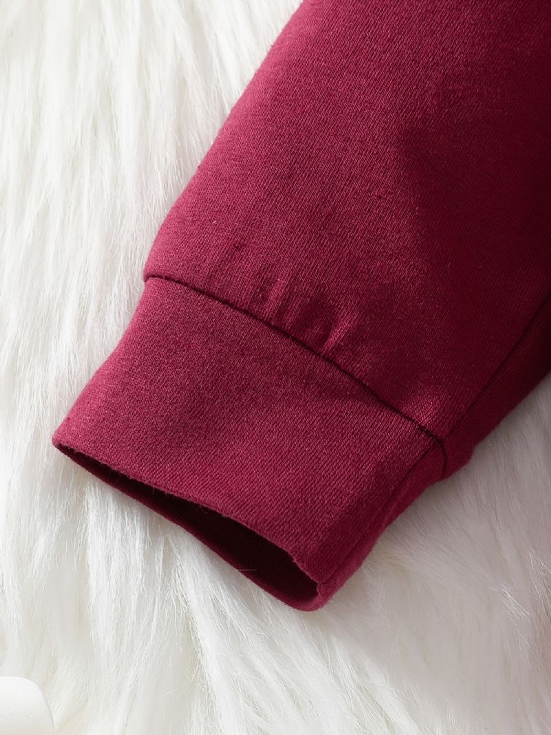 Pigeblomstret Hættetrøje + Bukser + Pandebånd Outfits Tøjsæt